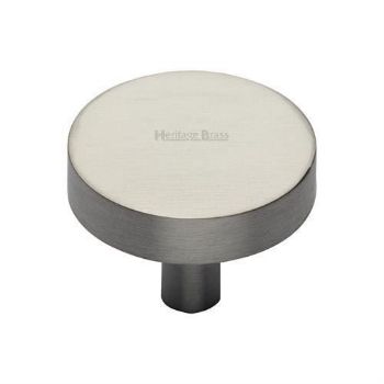 Disc Design Cabinet Knob in Satin Nickel Finish - C3880-SN  Disc Design Cabinet Knob in Satin Nickel Finish - C3880-SN