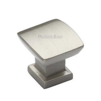 Plinth Cabinet Knob in Satin Nickel Finish - C4382-SN  Plinth Cabinet Knob in Satin Nickel Finish - C4382-SN
