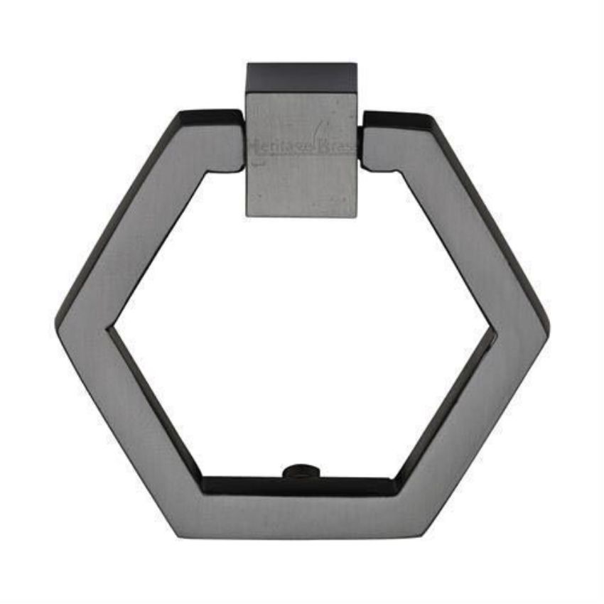 Hexagon Cabinet Drop Pull in Matt Bronze Finish - C6334-MB