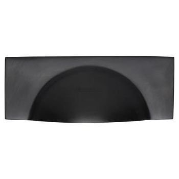 Modern Cup Pull Handle in Matt Black Finish - C2764-BKMT Modern Cup Pull Handle in Matt Black Finish - C2764-BKMT