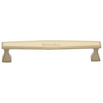 Cabinet Pull Deco Design in Satin Brass Finish - C0334-SB  Cabinet Pull Deco Design in Satin Brass Finish - C0334-SB