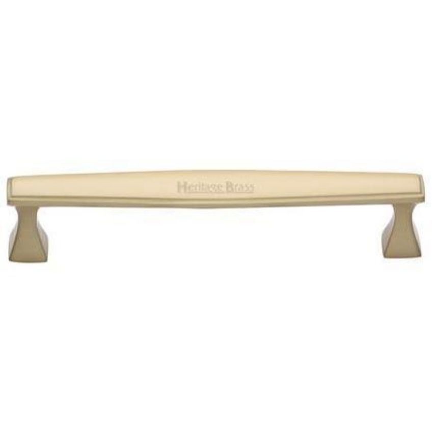 Cabinet Pull Deco Design in Satin Brass Finish - C0334-SB 