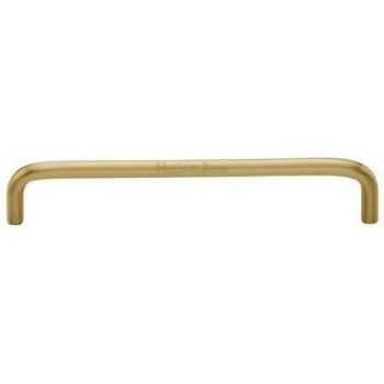 Traditional D Shaped Handle in Satin Brass Finish-C2155-SB Traditional D Shaped Handle in Satin Brass Finish-C2155-SB