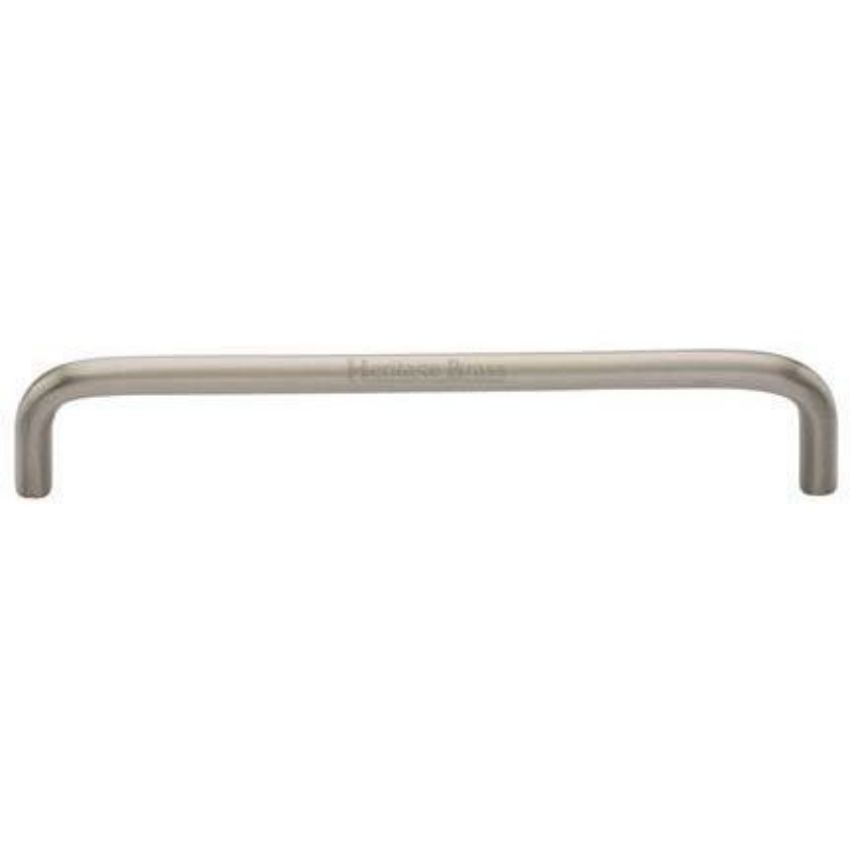 Traditional D Shaped Handle in Satin Nickel Finish-C2155-SN