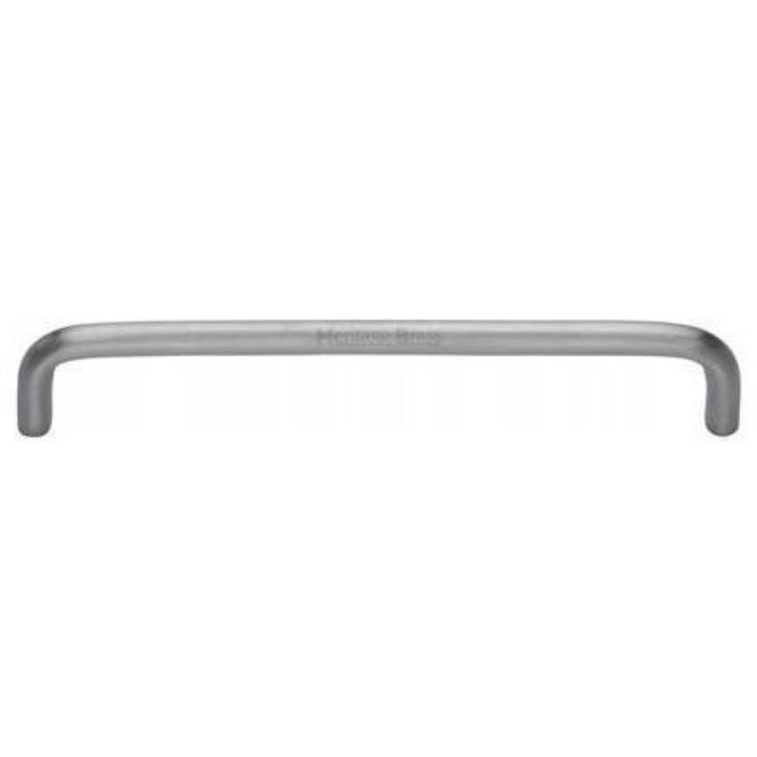 Traditional D Shaped Handle in Satin Chrome Finish-C2155-SC 