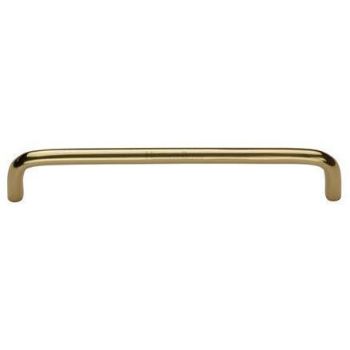 Traditional D Shaped Handle in Polished Brass Finish-C2155-PB Traditional D Shaped Handle in Polished Brass Finish-C2155-PB