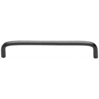 Traditional D Shaped Handle in Matt Black Finish - C2155-BKMT  Traditional D Shaped Handle in Matt Black Finish - C2155-BKMT