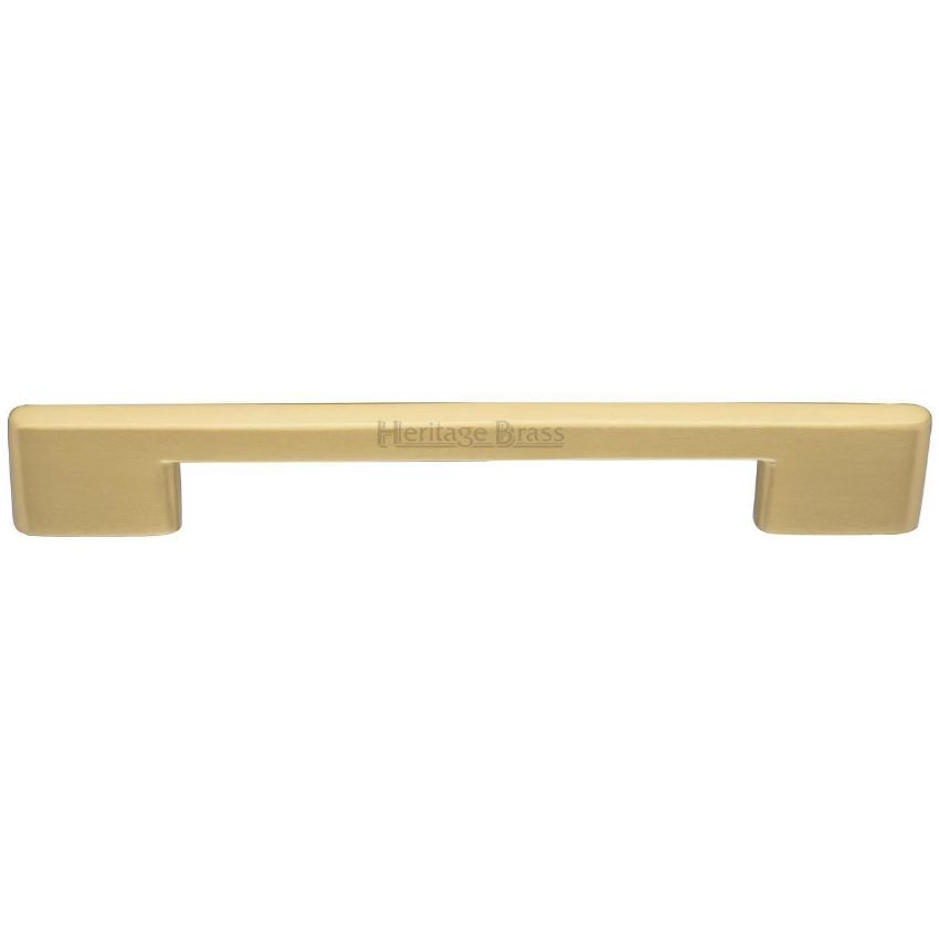 Victorian Design Cabinet Pull Handle in Satin Brass Finish - C3681-SB 