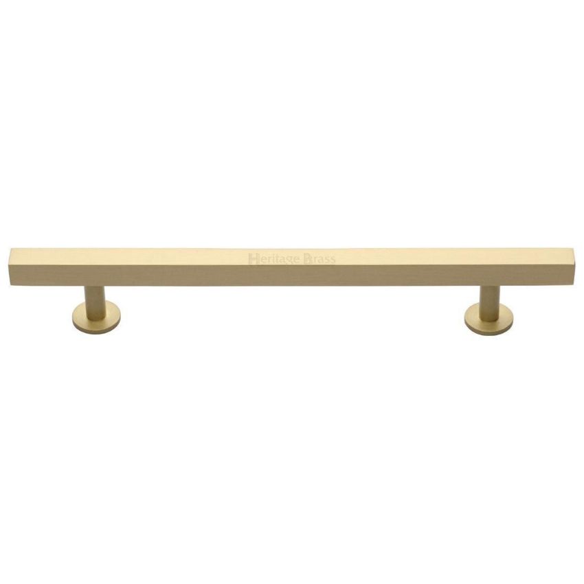 Square Cabinet Pull Handle in Satin Brass Finish - C4760-SB