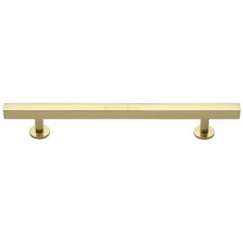 Square Cabinet Pull Handle in Polished Brass Finish - C4760-PB  Square Cabinet Pull Handle in Polished Brass Finish - C4760-PB