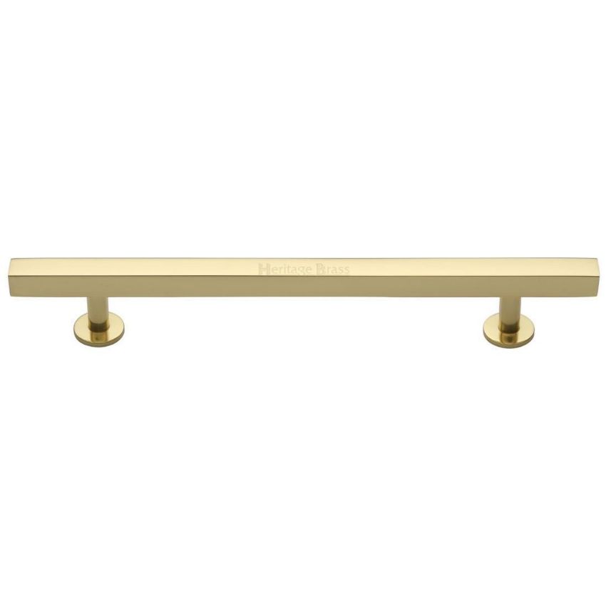 Square Cabinet Pull Handle in Polished Brass Finish - C4760-PB 