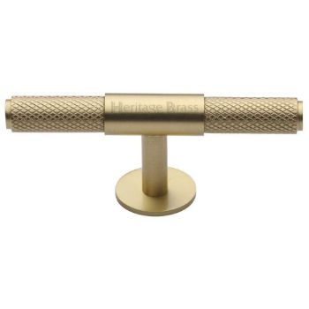 Knurled Fountain Cabinet Knob in Satin Brass- C4463-SB Knurled Fountain Cabinet Knob in Satin Brass- C4463-SB
