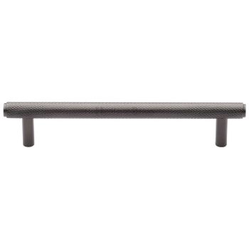 Knurled Cabinet Pull Handle in Matt Bronze Finish - V4458-MB Knurled Cabinet Pull Handle in Matt Bronze Finish - V4458-MB