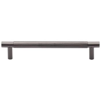 Partial Knurled Cabinet Pull Handle in Matt Bronze Finish - V4461-MB Partial Knurled Cabinet Pull Handle in Matt Bronze Finish - V4461-MB