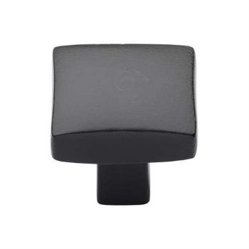 Matt Black Iron Square Convex Cabinet Knob - FB3678 Matt Black Iron Square Convex Cabinet Knob - FB3678