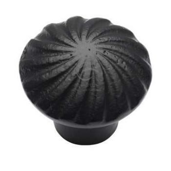 Matt Black Iron Wheel Cabinet Knob - FB3891 Matt Black Iron Wheel Cabinet Knob - FB3891