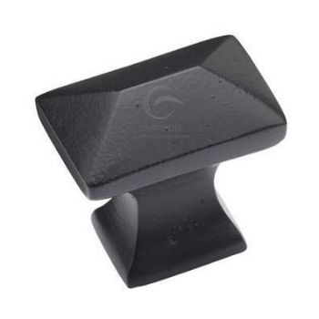 Matt Black Iron Pyramid Cabinet Knob - FB2232  Matt Black Iron Pyramid Cabinet Knob - FB2232