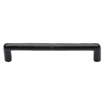 Smooth Black D Cabinet Handle - FB331