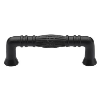Smooth Black Iron Tuscany Cabinet Handle - FB340  Smooth Black Iron Tuscany Cabinet Handle - FB340