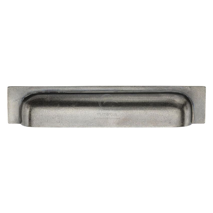 White Bronze Military Cabinet Drawer Pull - WM1720