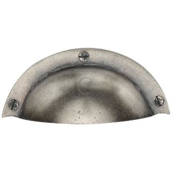 White Bronze Traditional Cabinet Drawer Pull - WM1700 White Bronze Traditional Cabinet Drawer Pull - WM1700