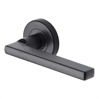 Sorrento Vector Door Handles in Matt Black - SC-7580-BLK