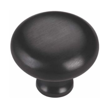 Mushroom Design Cabinet Knob in Matt Black - C113-BKMT Mushroom Design Cabinet Knob in Matt Black - C113-BKMT