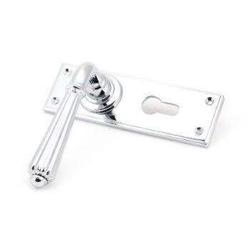 Hinton EURO Lock Handle in Polished Chrome - 45319_01