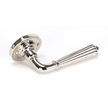 Hinton Lever on Rose in Polished Nickel - 45321_01