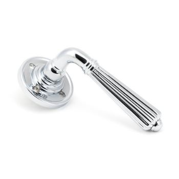 Hinton Lever on Rose in Polished Chrome - 45315