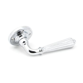 Hinton Lever on Rose in Polished Chrome - 45315_01