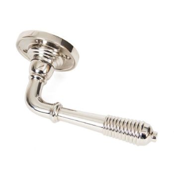 Reeded Lever on Rose in Polished Nickel - 33086_01
