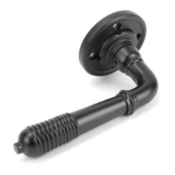 Reeded Lever on Rose in Aged Bronze - 83957_01
