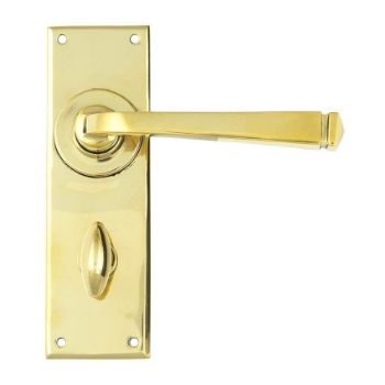 Period Avon Bathroom Handle in Aged Brass - 90366 Period Avon Bathroom Handle in Aged Brass - 90366