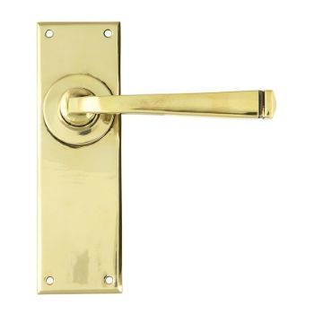 Period Avon Latch Handle in Aged Brass - 90362