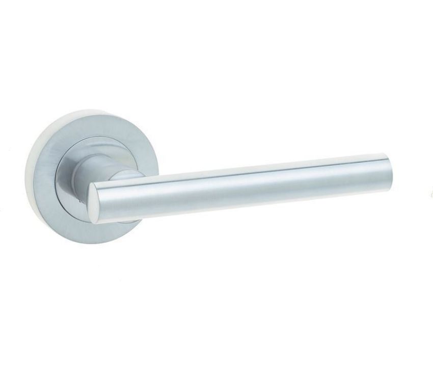 Jedo Petra Door Handle- Satin Chrome- JV508SC