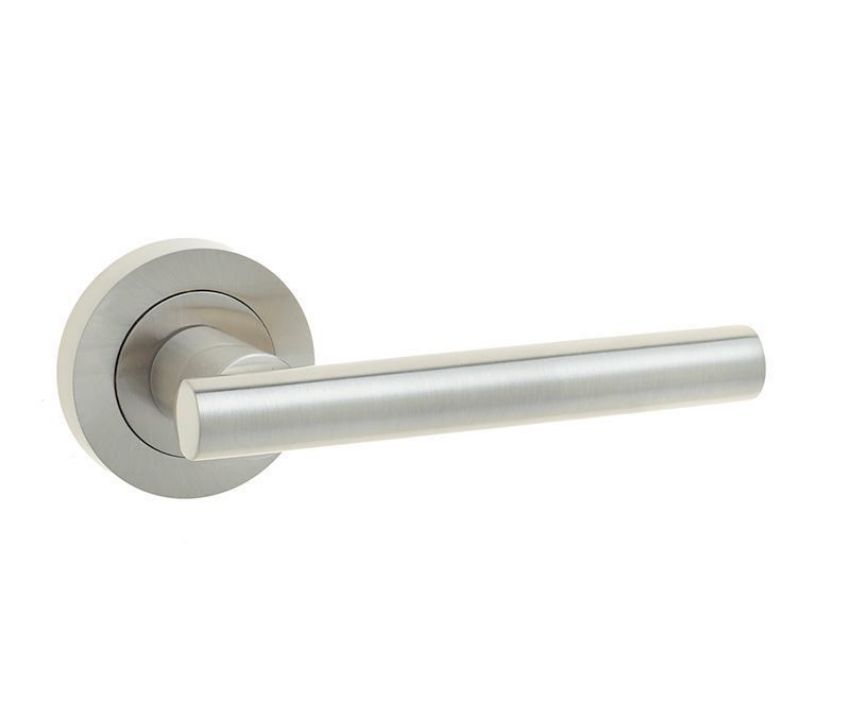 Jedo Petra Door Handle- Satin Nickel- JV508SN