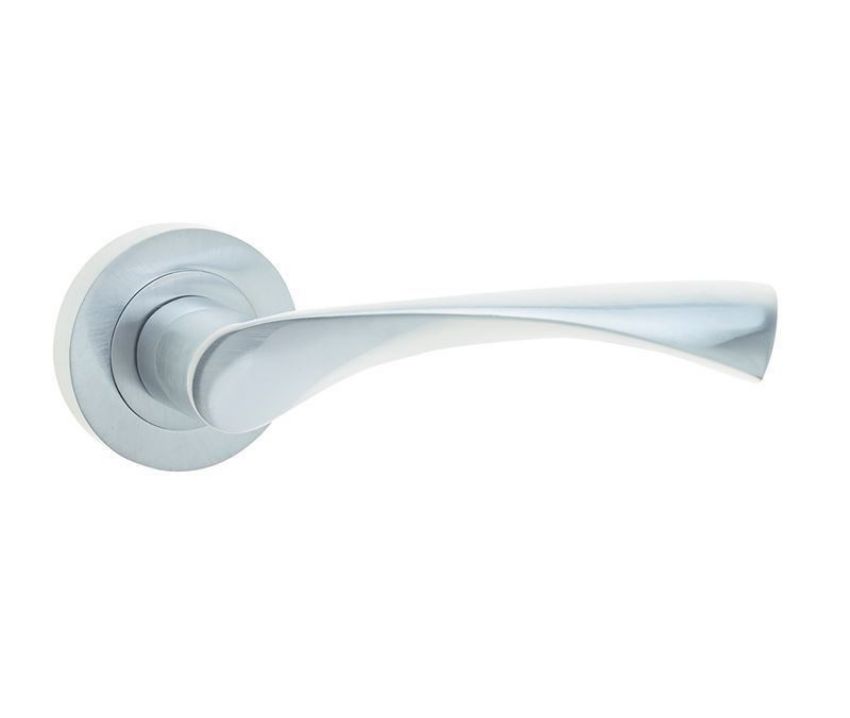 Kontrax Comet Door Handle- Satin Chrome- JV845SC 