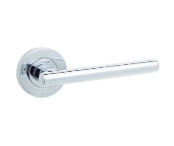 Kontrax Rosetta Door Handle- Polished Chrome- JV843PC