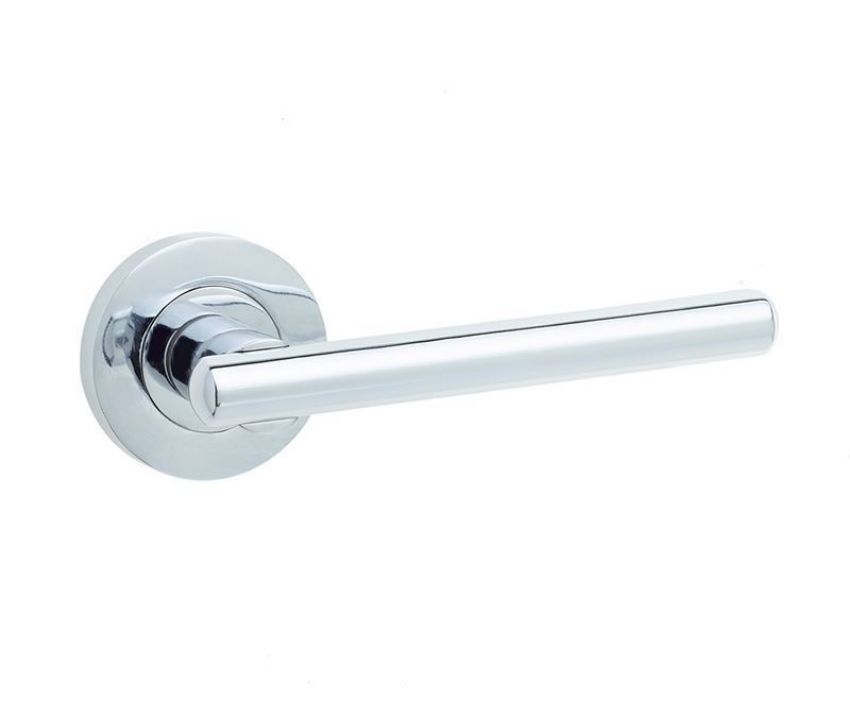 Kontrax Rosetta Door Handle- Polished Chrome- JV843PC