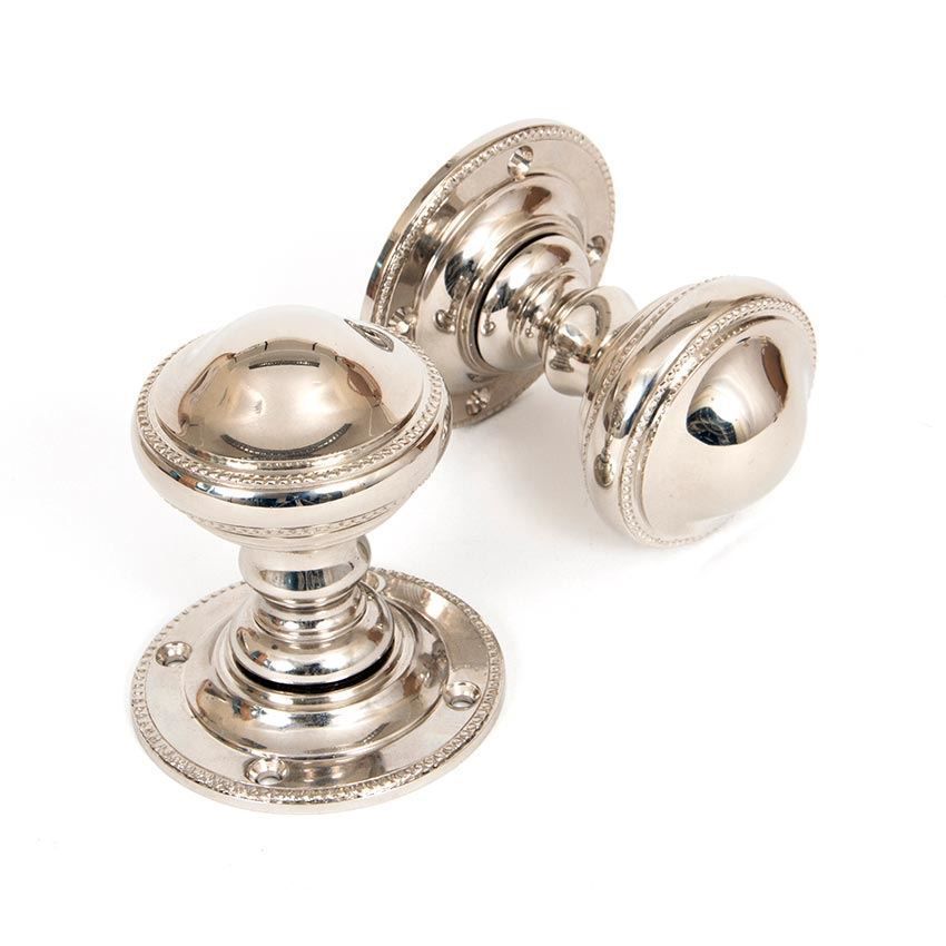 Brockworth Mortice Knob Set in Polished Nickel - 83861