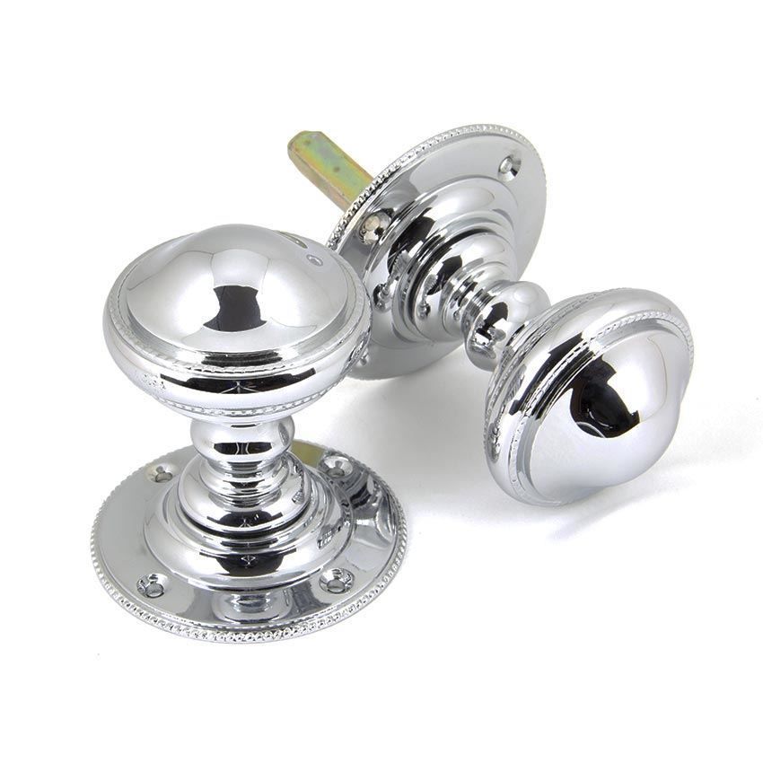 Brockworth Mortice Knob Set in Polished Chrome - 90294 