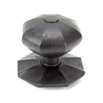 External Octagonal Center Door Knob in External Beeswax Finish - 91498