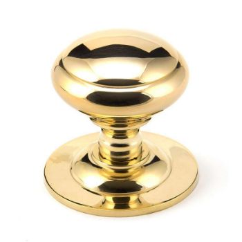 Polished Brass Centre Door Knob - 91977