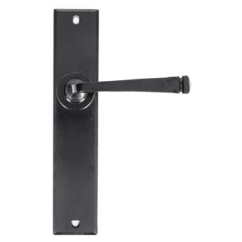 Avon Large Lever Latch Set in Black finish - 33094