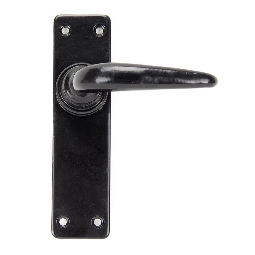 Picture of Smooth Black Door Handles - 33317