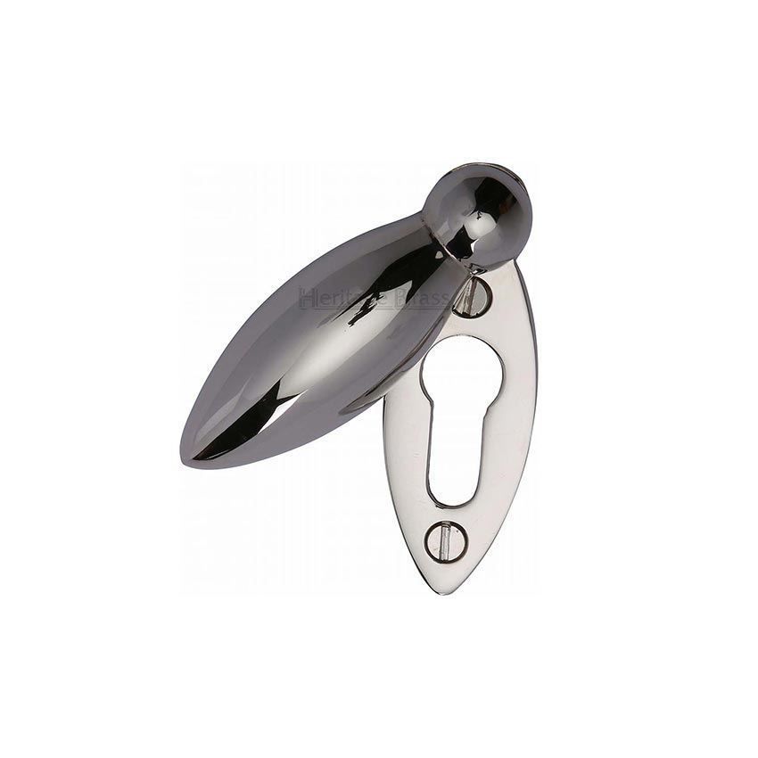 Peardrop Covered Escutcheon - V1022PN