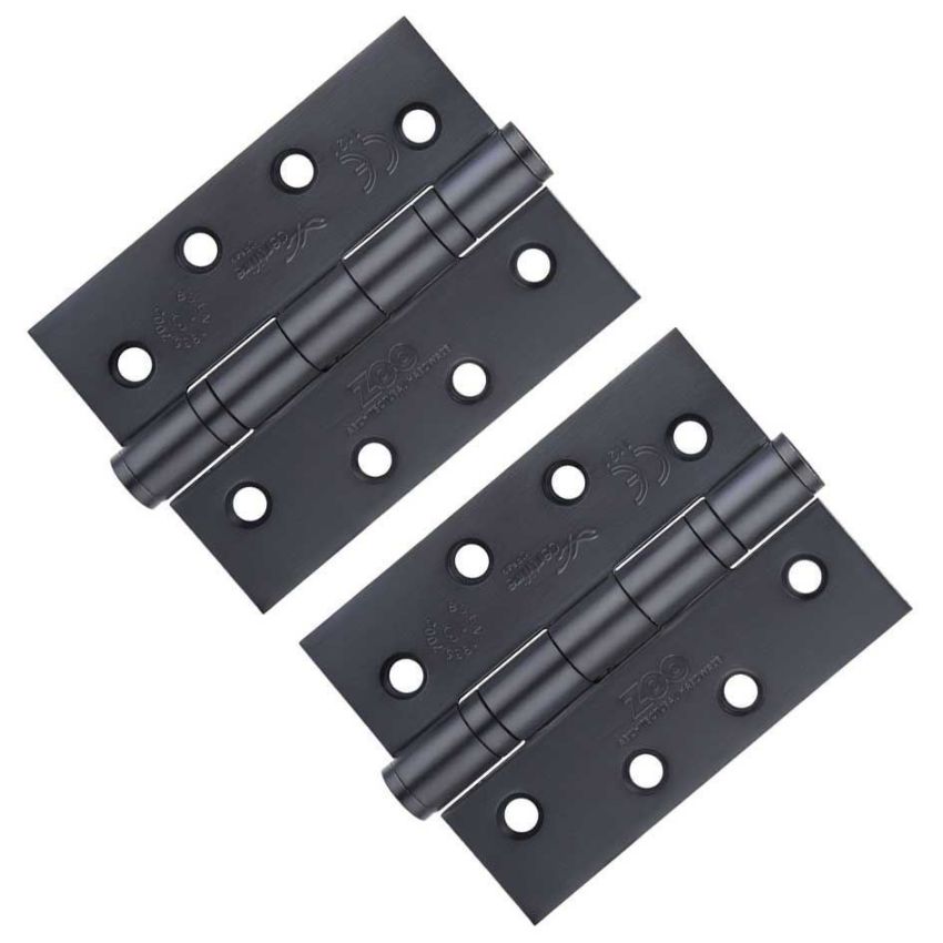 4" (102mm) PCB Black Ball Bearing Hinges - ZHS43PCB