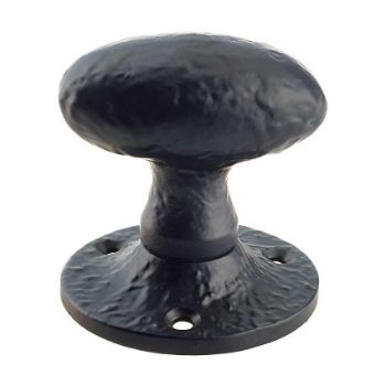 Antique Black Oval Mortice Knob - FF416M Antique Black Oval Mortice Knob - FF416M