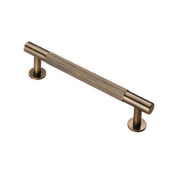 Knurled Pull Cabinet Handle - Antique Brass - FTD700BAB